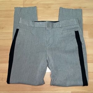 Banana Republic Sloan Curvy Fit Heather Grey/Black Size 6